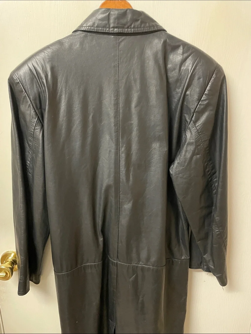 Full Length Leather Coat